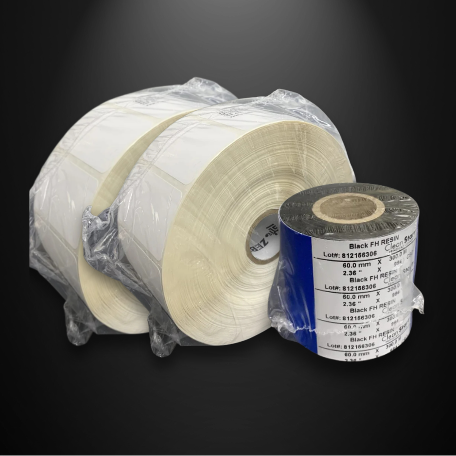 White Labels + Ribbon Bundle | Silverado Business Systems